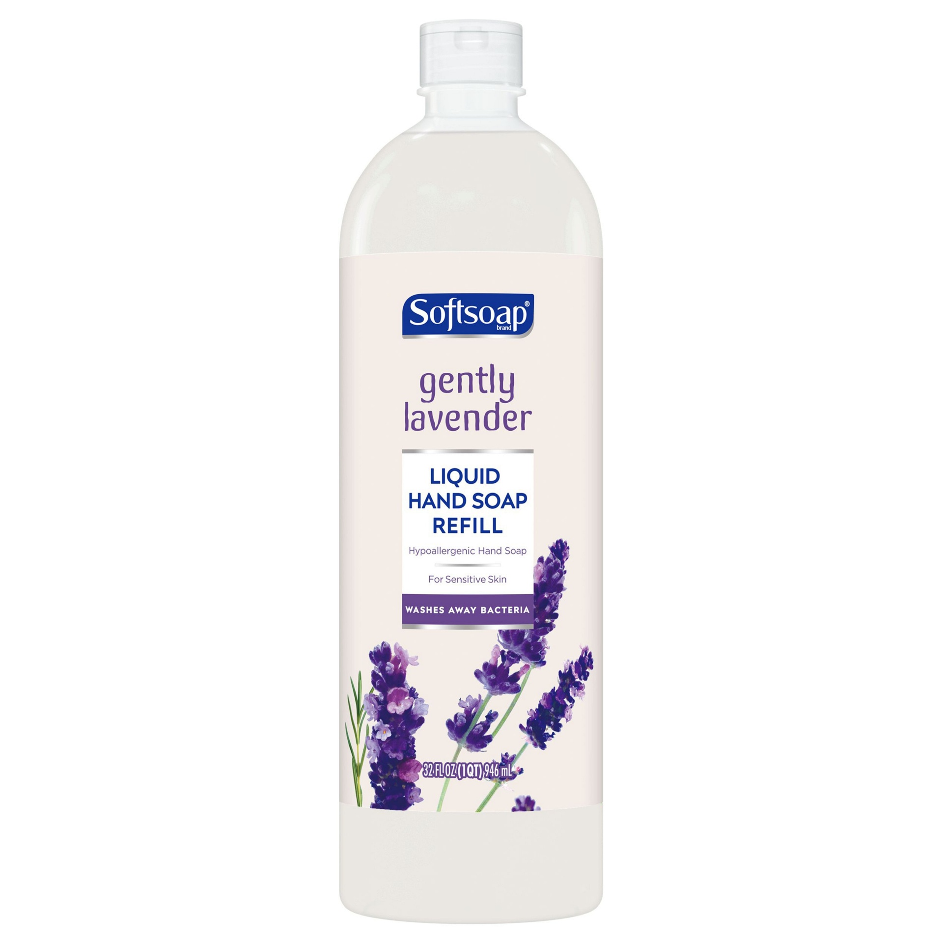 slide 1 of 1, Softsoap Liquid Hand Soap Refill Gently Lavender, 32 oz