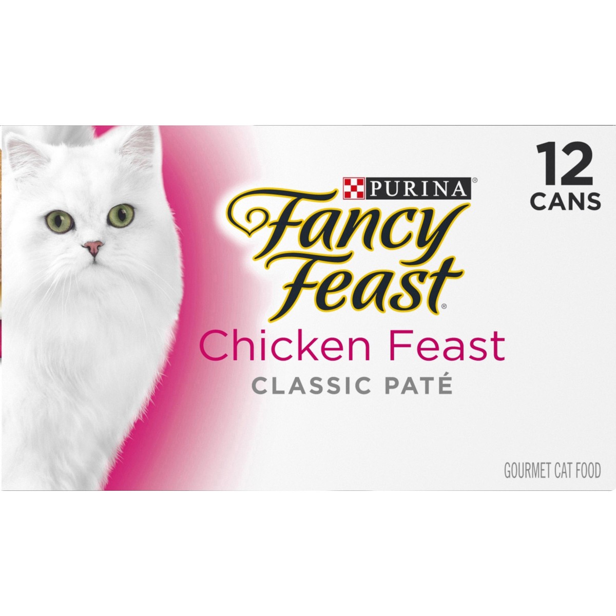 slide 11 of 14, Fancy Feast Chicken Feast Classic Pate Collection Grain Free Wet Cat Food Multi-Pack, 12 ct; 3 oz