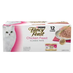 Fancy Feast Chicken Feast Classic Pate Collection Grain Free Wet Cat Food Multi-Pack