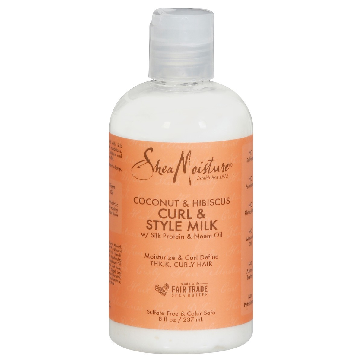 slide 1 of 73, SheaMoisture Coconut & Hibiscus Curl & Style Milk For Thick Curly Hair - 8 fl oz, 8 fl oz