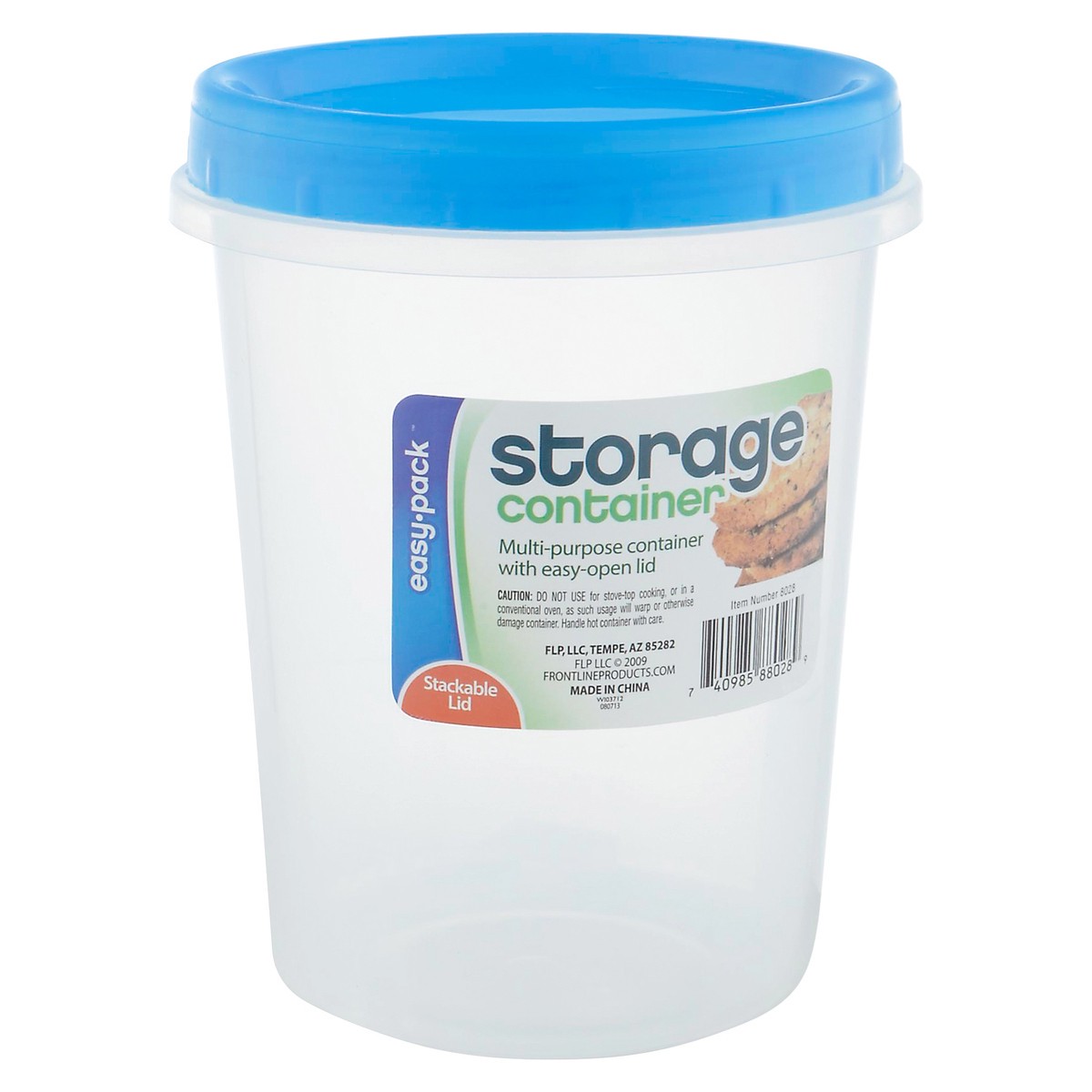 slide 2 of 11, Easy Pack Frontline Tall Round Storage, 1 ct