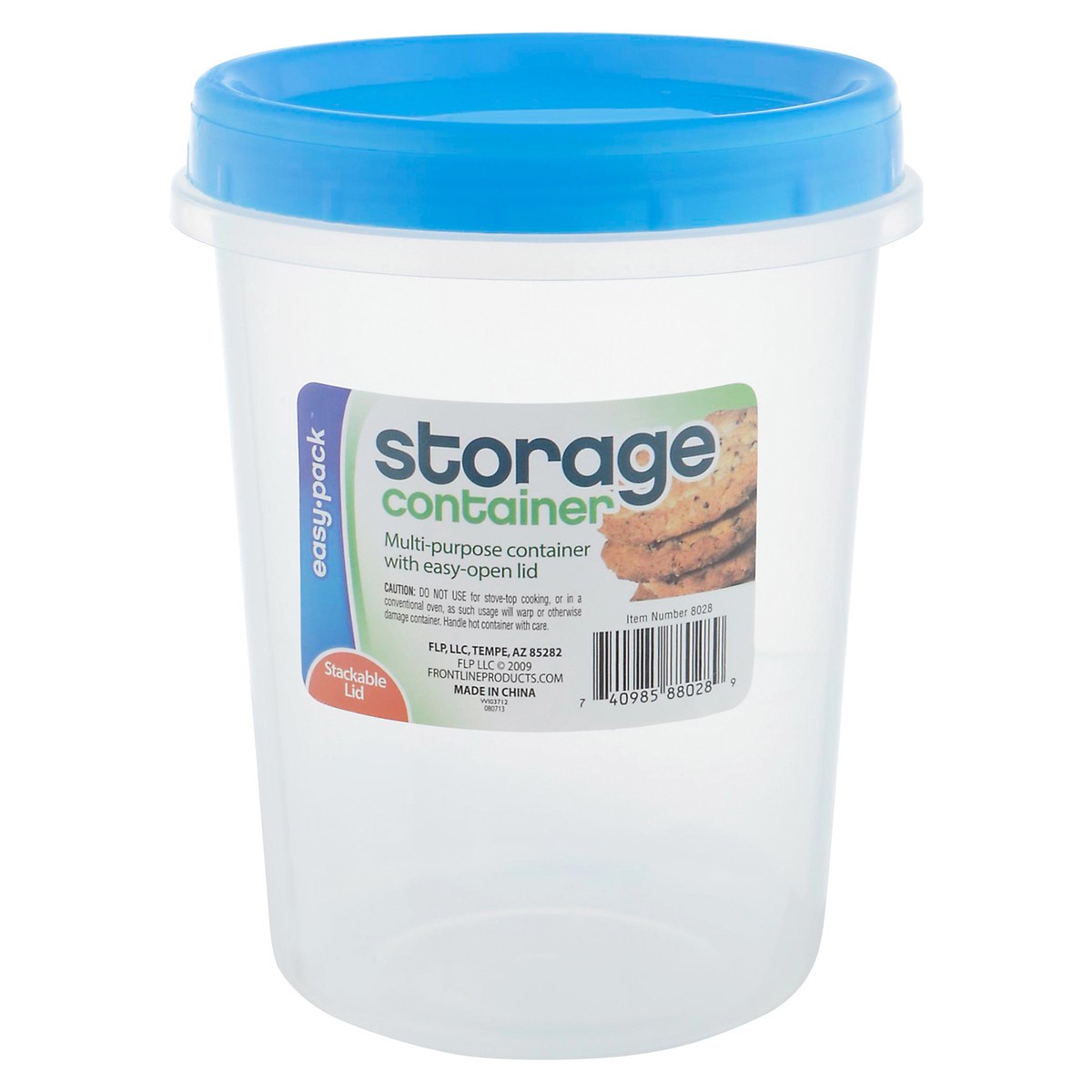 slide 1 of 11, Easy Pack Frontline Tall Round Storage, 1 ct