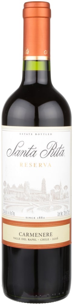 slide 1 of 1, Santa Rita Reserva Carmenere Red Wine, 750 ml