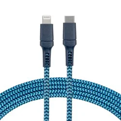 Cellcandy Braided Apple Lightning Cable - Blue
