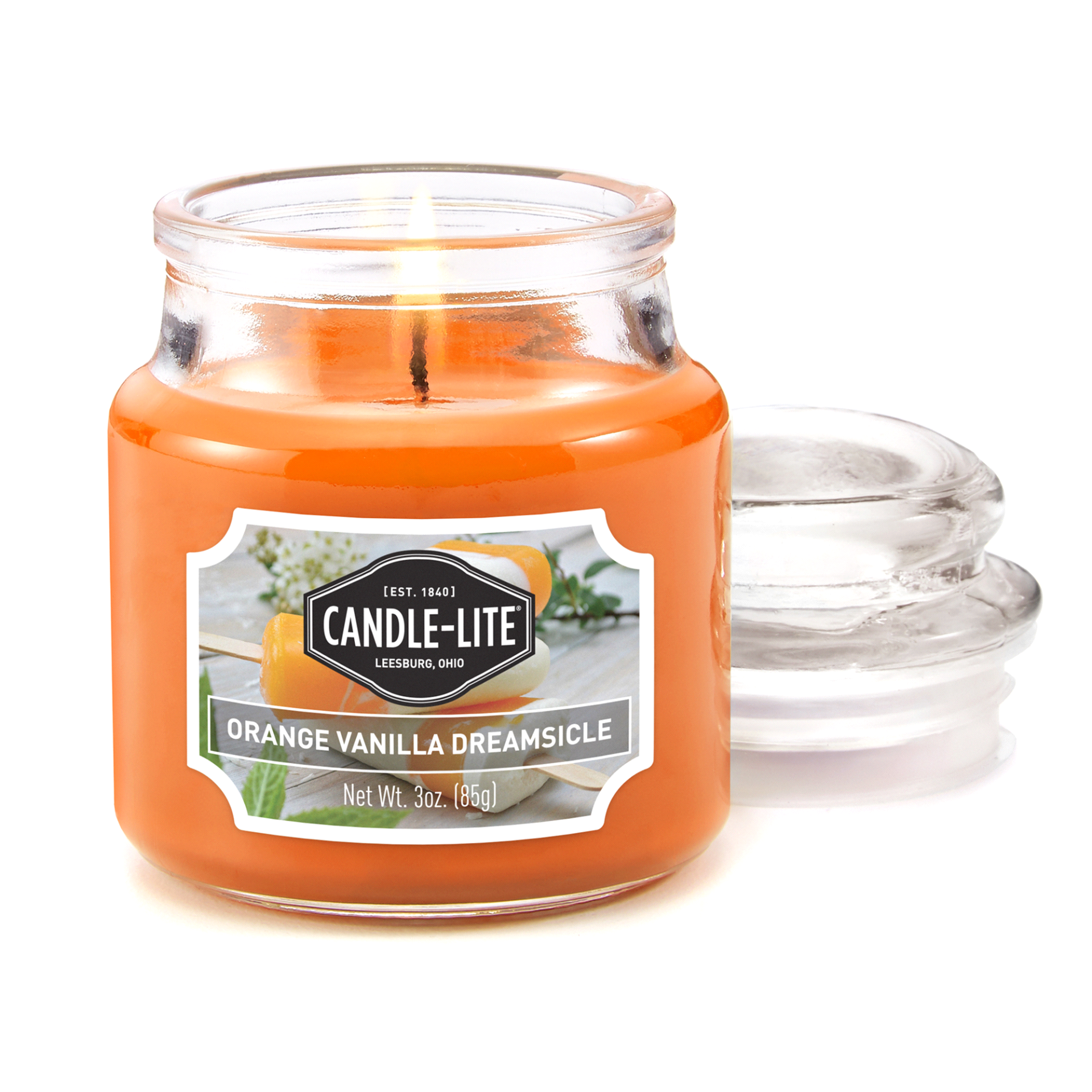 slide 1 of 1, Candle-Lite Candle, Orange Vanilla Dreamsicle, 1 ct