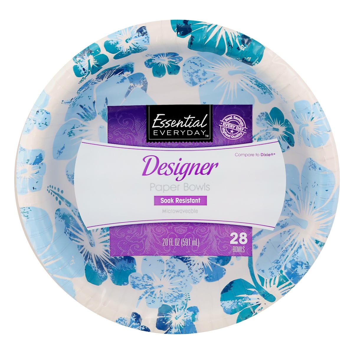 slide 1 of 1, Essential Everyday Eed Paper Bowls, 12 ct