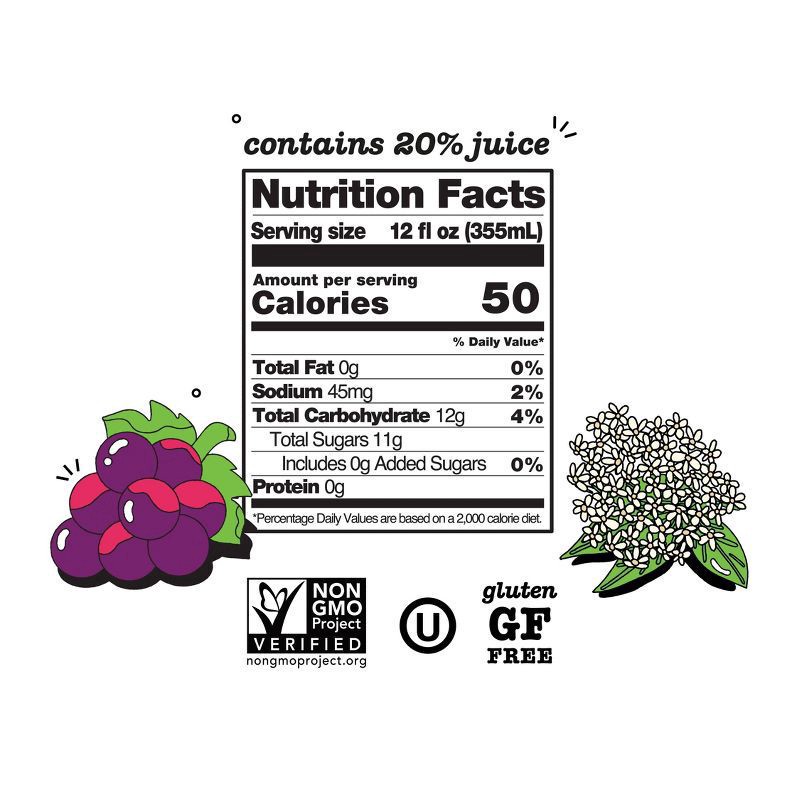 slide 5 of 5, Culture Pop Grape Soda - 12 fl oz Can, 12 fl oz