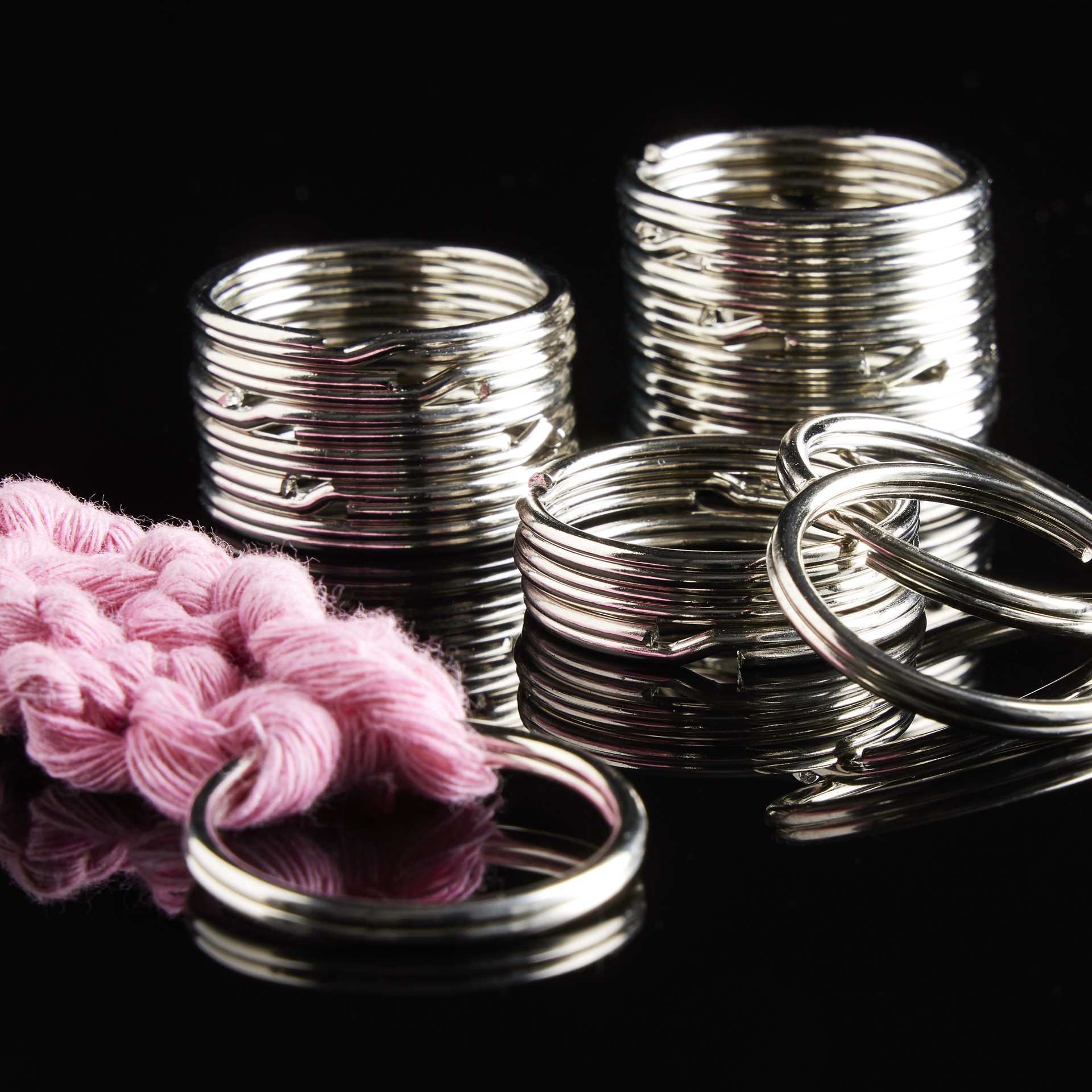 slide 2 of 2, 32mm Split Rings, 20ct. By Bead Landing, 32 mm