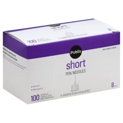 Publix Pen Needles, Short, 8 mm