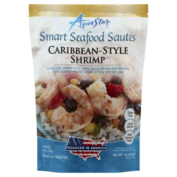 slide 1 of 1, Aqua Star Caribbean Shrimp, 16 oz