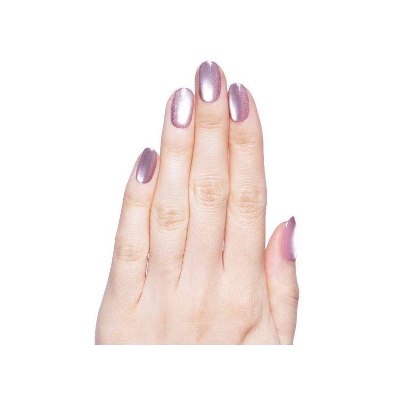 slide 8 of 8, Olive & June Press-On Fake Nails - World Lit Velvet - 42ct, 42 ct