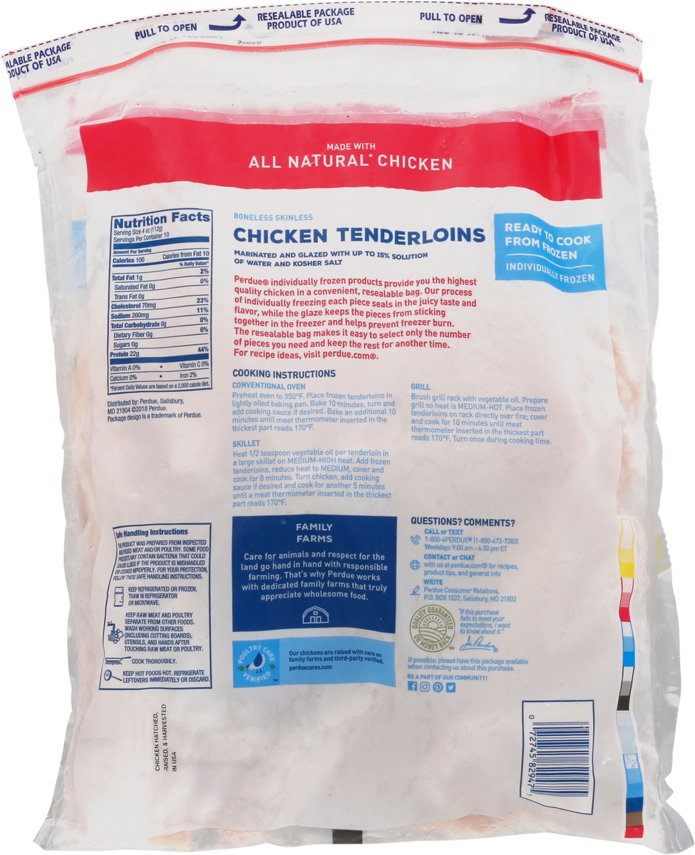 slide 8 of 13, Perdue Boneless Skinless Chicken Tenderloins 2.5 lb, 40 oz