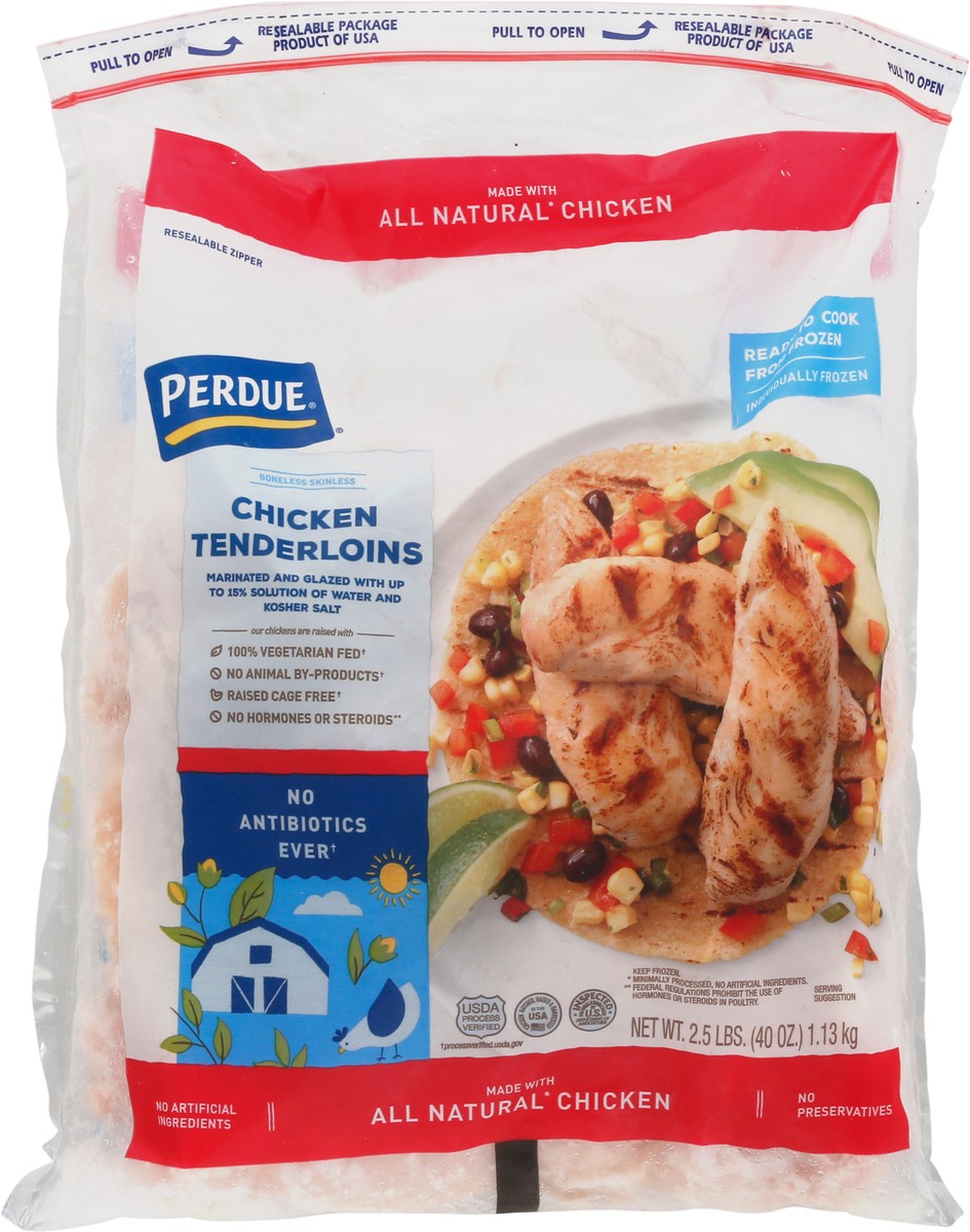 slide 10 of 13, Perdue Boneless Skinless Chicken Tenderloins 2.5 lb, 40 oz