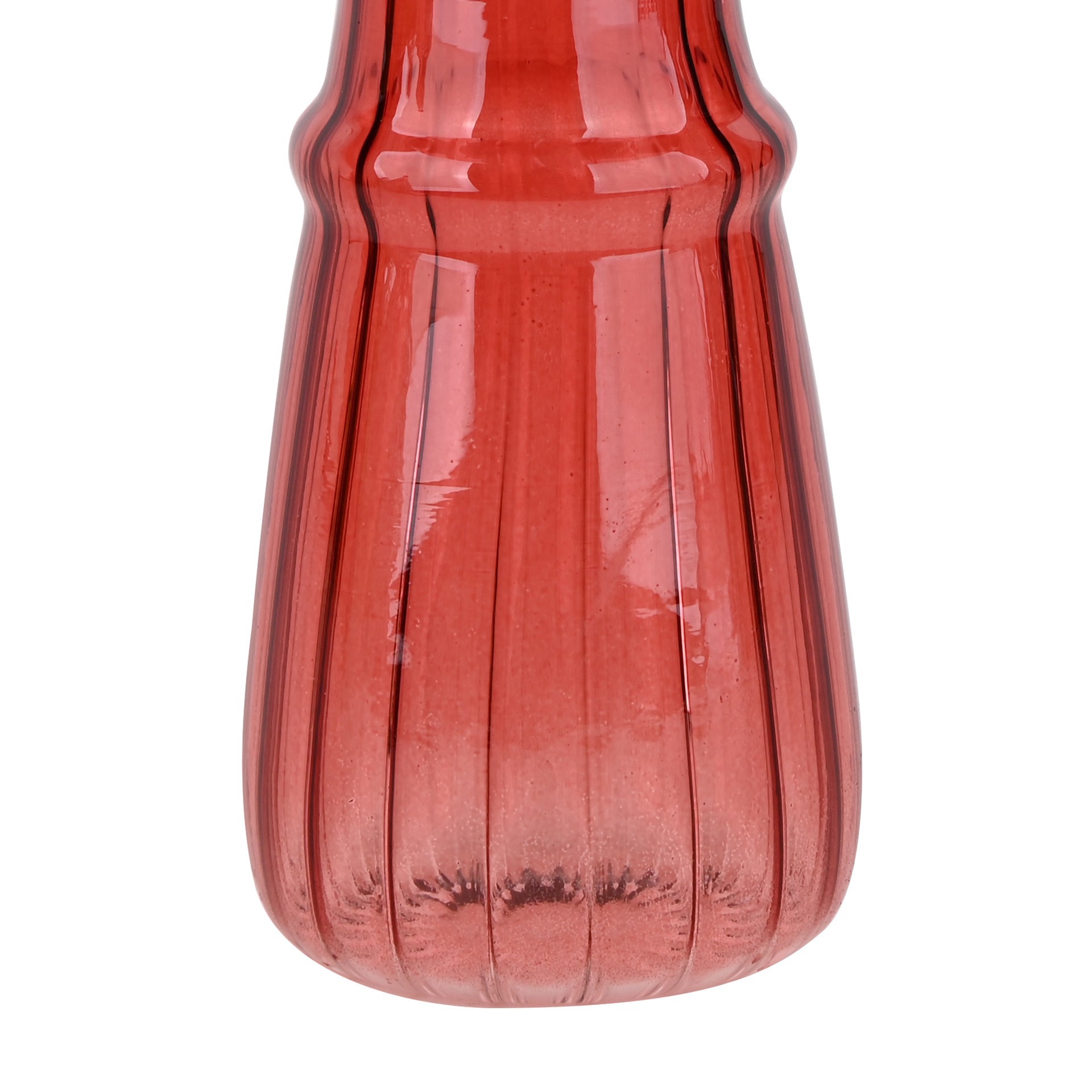 slide 4 of 4, 4.5" Burgundy Glass Mushroom Tabletop Decor By Ashland, 4.5 in