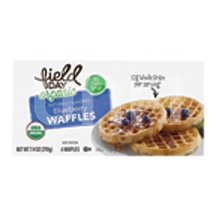 slide 1 of 1, Field Day Field Day Organic Blueberry Waffles, 1 ct