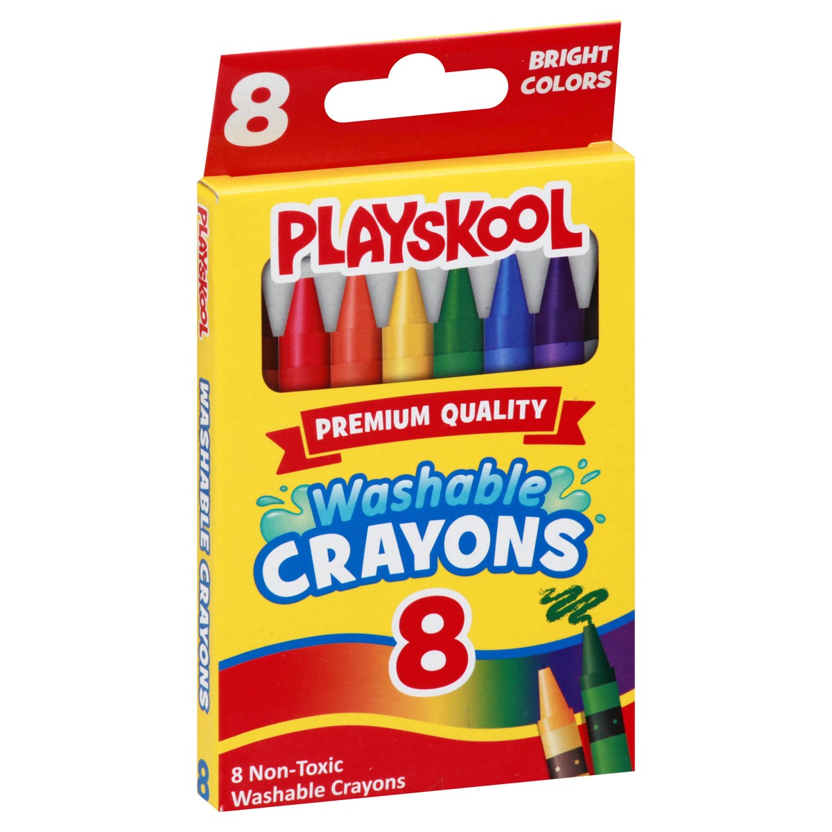 slide 11 of 11, Playskool Non-Toxic Washable Crayons 8 ea, 8 ct