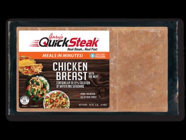 slide 1 of 1, Gary's QuickSteak Chicken Breast Sliced Steak, 1 ct