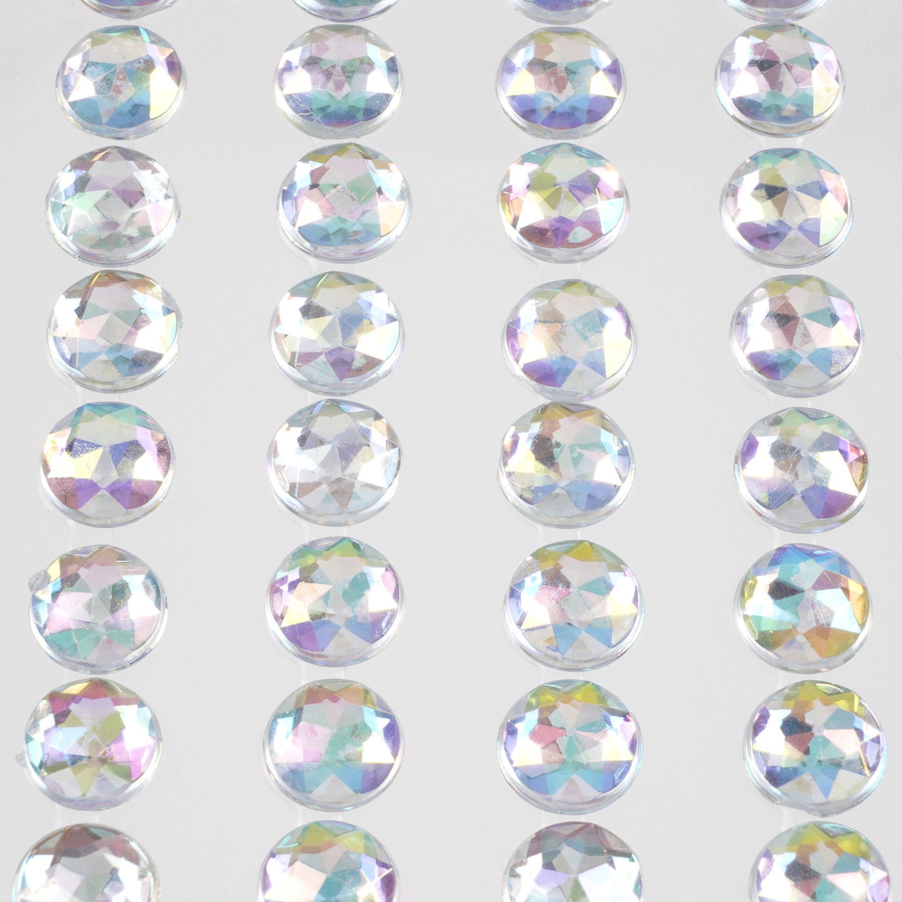 slide 3 of 4, 6-Piece Iridescent Clear Rhinestone Borders By Recollections, 6 ct