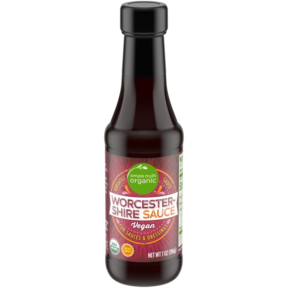 slide 1 of 1, Simple Truth Organic Vegan Worcestershire Sauce, 7 oz