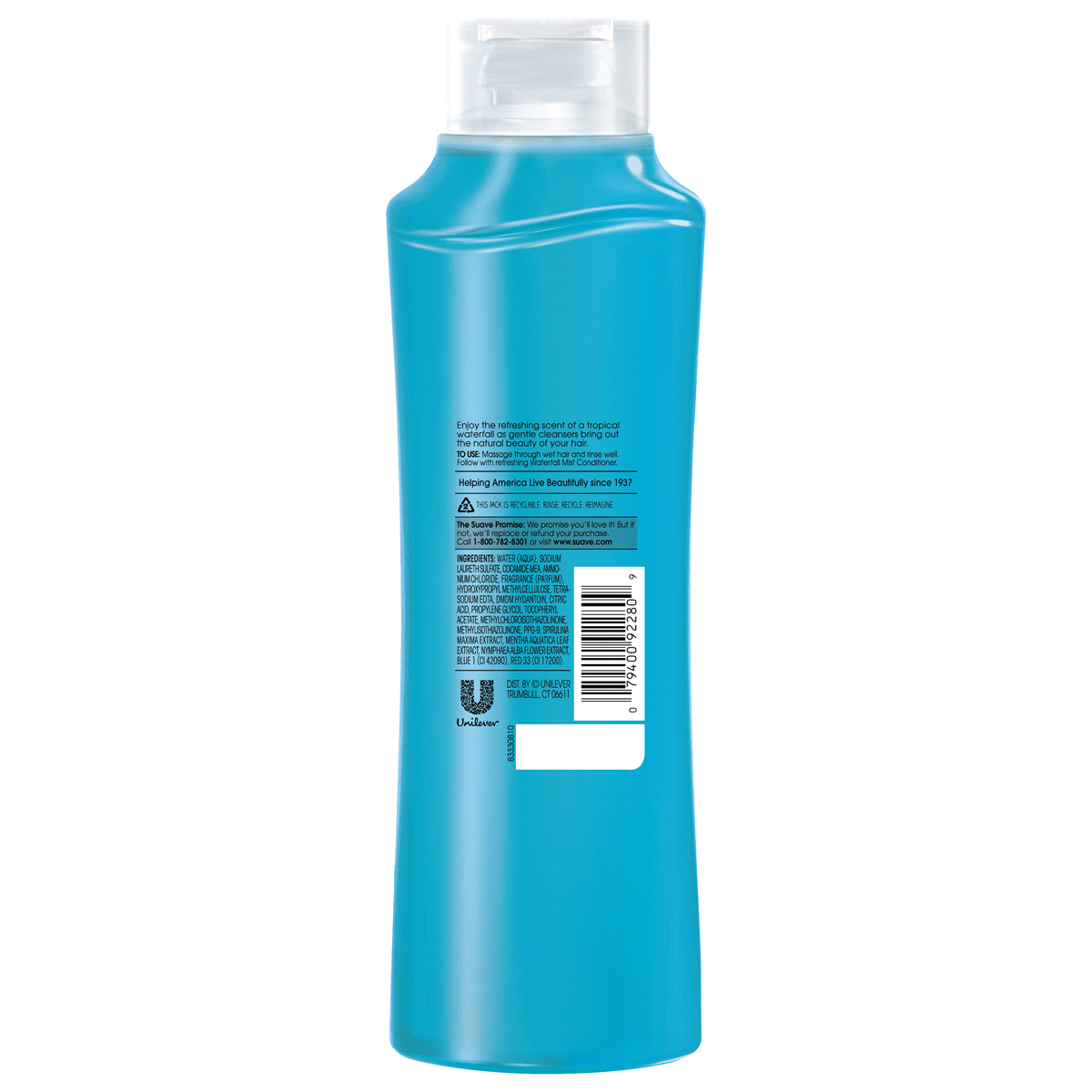 slide 3 of 3, Suave Naturals Shampoo - Refreshing Waterfall Mist, 12 fl oz