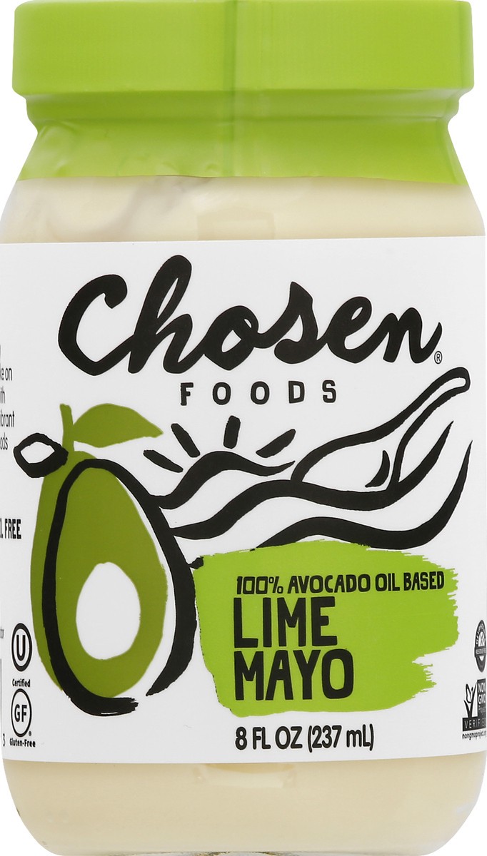 slide 4 of 13, Chosen Foods Lime Mayo 8 oz, 8 oz