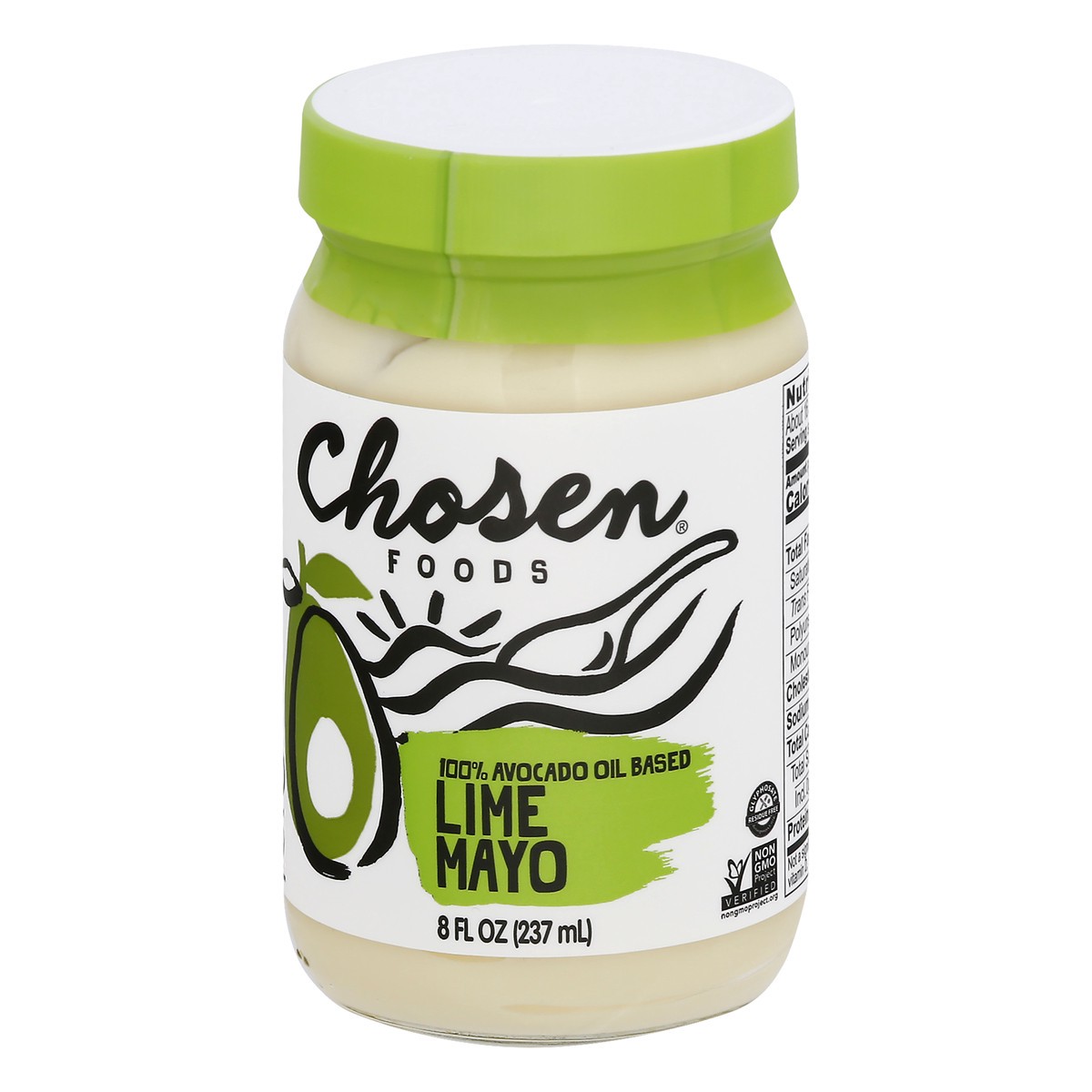 slide 9 of 13, Chosen Foods Lime Mayo 8 oz, 8 oz