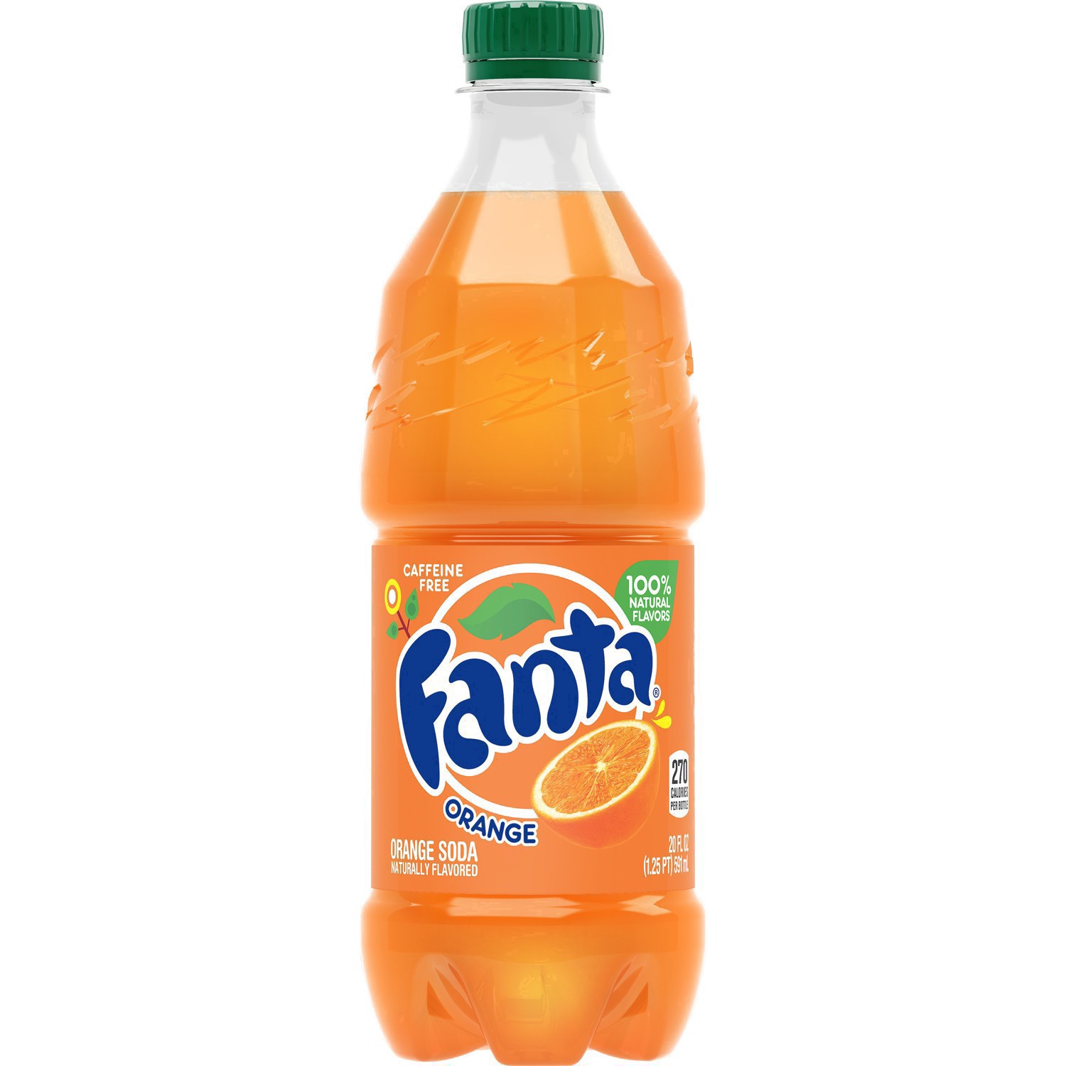 slide 14 of 52, Fanta Orange Soda Fruit Flavored Soft Drink, 20 fl oz, 20 fl oz