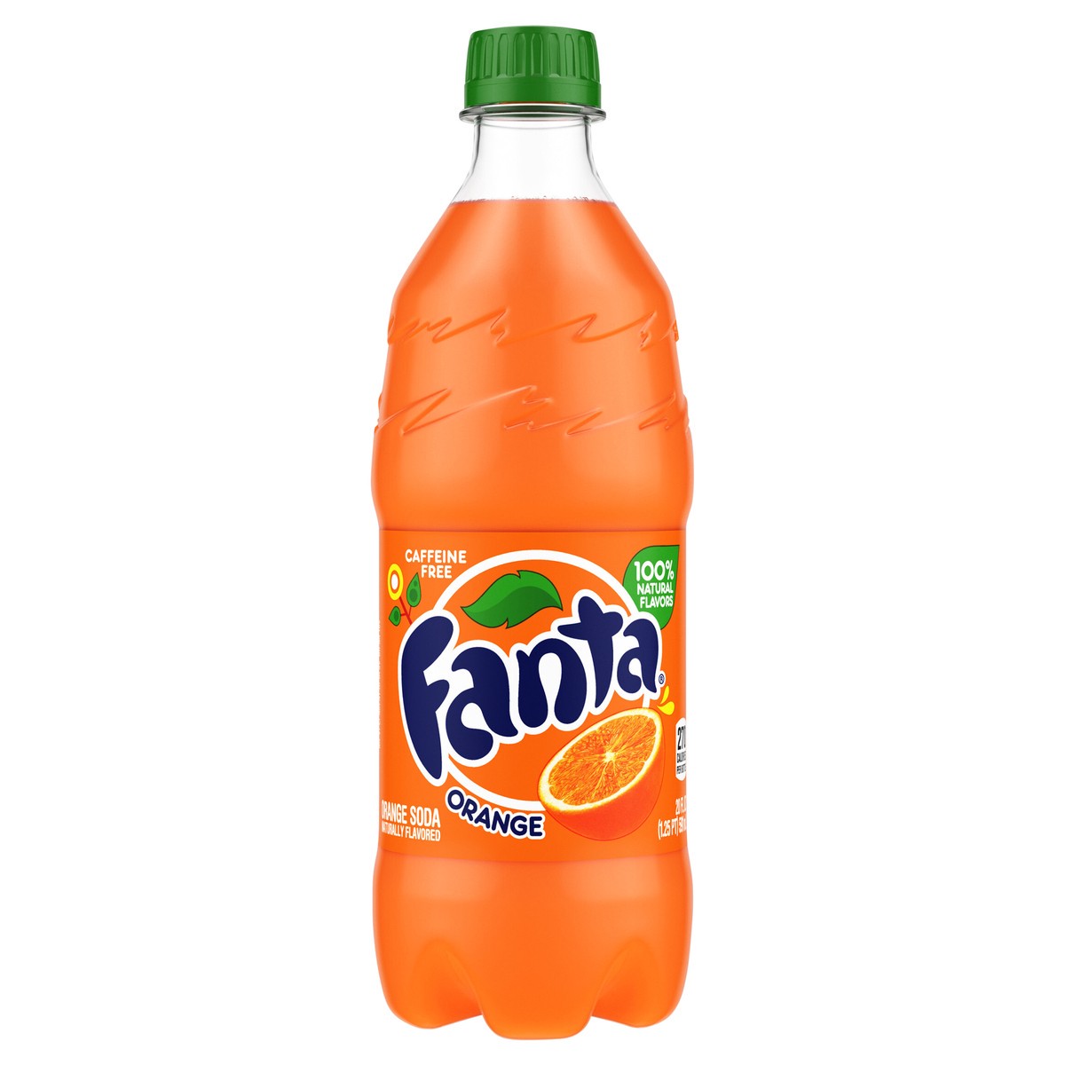slide 1 of 52, Fanta Orange Soda Fruit Flavored Soft Drink, 20 fl oz, 20 fl oz