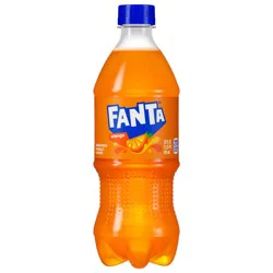 Fanta Orange Soda Fruit Flavored Soft Drink, 20 fl oz