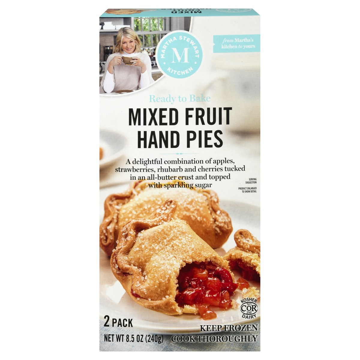 slide 1 of 13, Martha Stewart Kitchen 2 Pack Mixed Fruit Hand Pies 2 ea, 2 ct