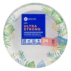 SE Grocers Paper Bowls Ultra Strong