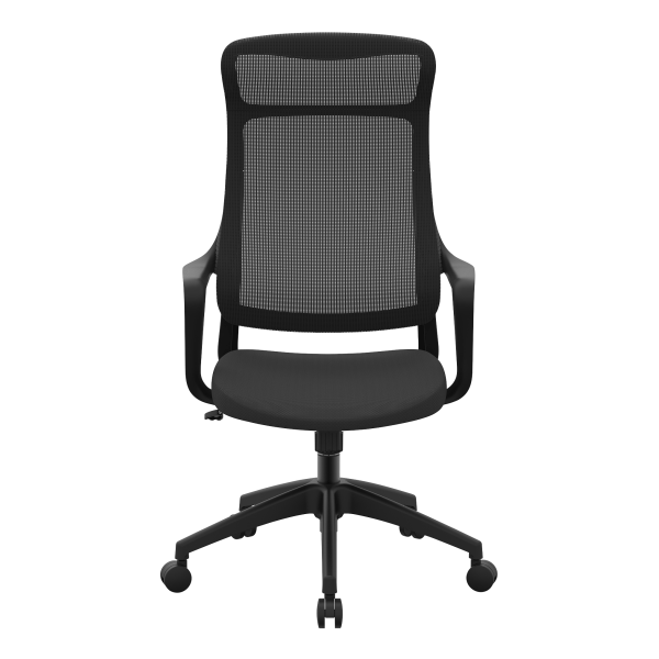 slide 8 of 9, Realspace Lenzer Mesh High-Back Task Chair, Black, 1 ct