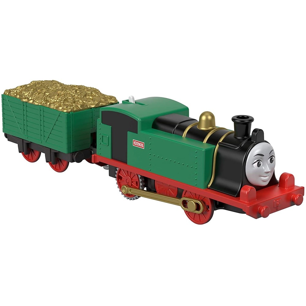 slide 1 of 1, Thomas & Friends Fisher-Price Trackmaster Gina, Motorized Toy Train Engine, 1 ct