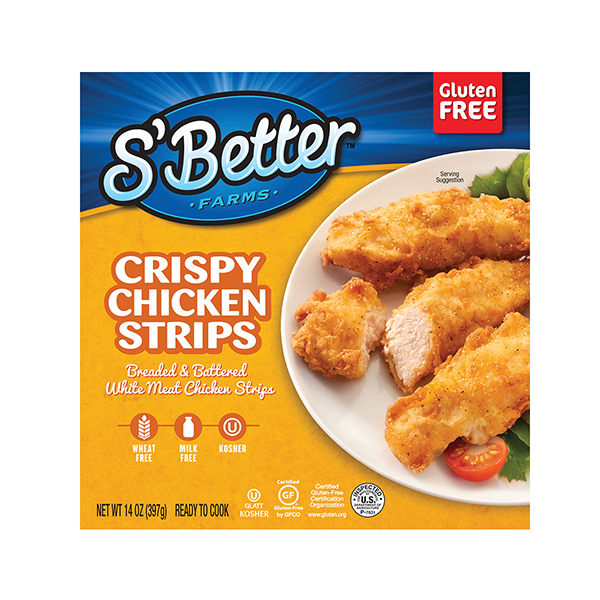 slide 1 of 1, S'Better Farms Chicken Strips, 14 oz