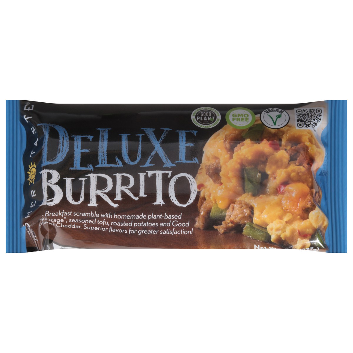 slide 3 of 4, The Highertaste Burrito Deluxe - 8 OZ, 8 oz