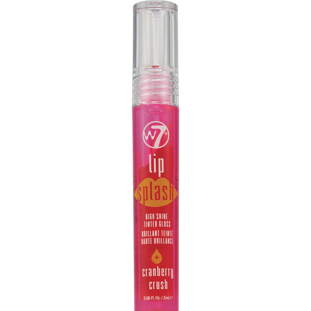 slide 1 of 1, W7 Lip Splash Gloss - Cranberry Crush, 0.06 oz