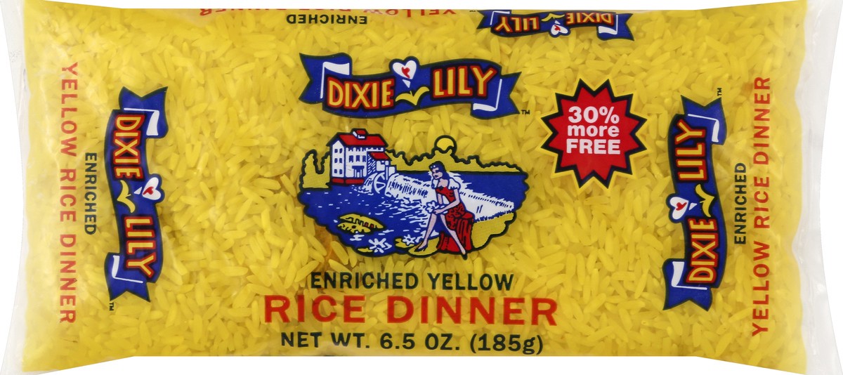 slide 5 of 5, Dixie Lily Yellow Rice Dinner 6.5 oz, 6.5 oz