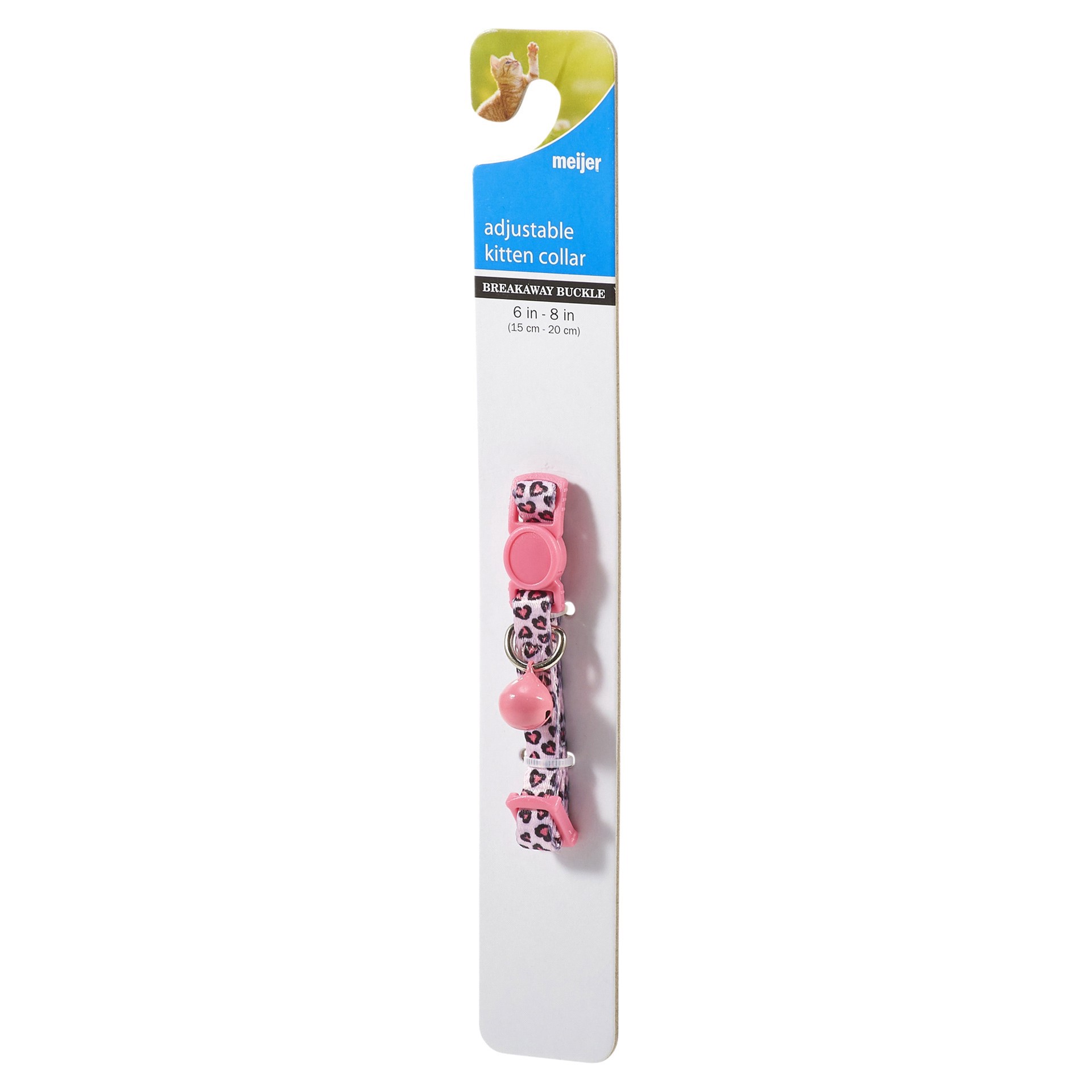 slide 2 of 29, Meijer Kitten Collar Adjustable, 2 Styles, 6-8 in, 1 ct