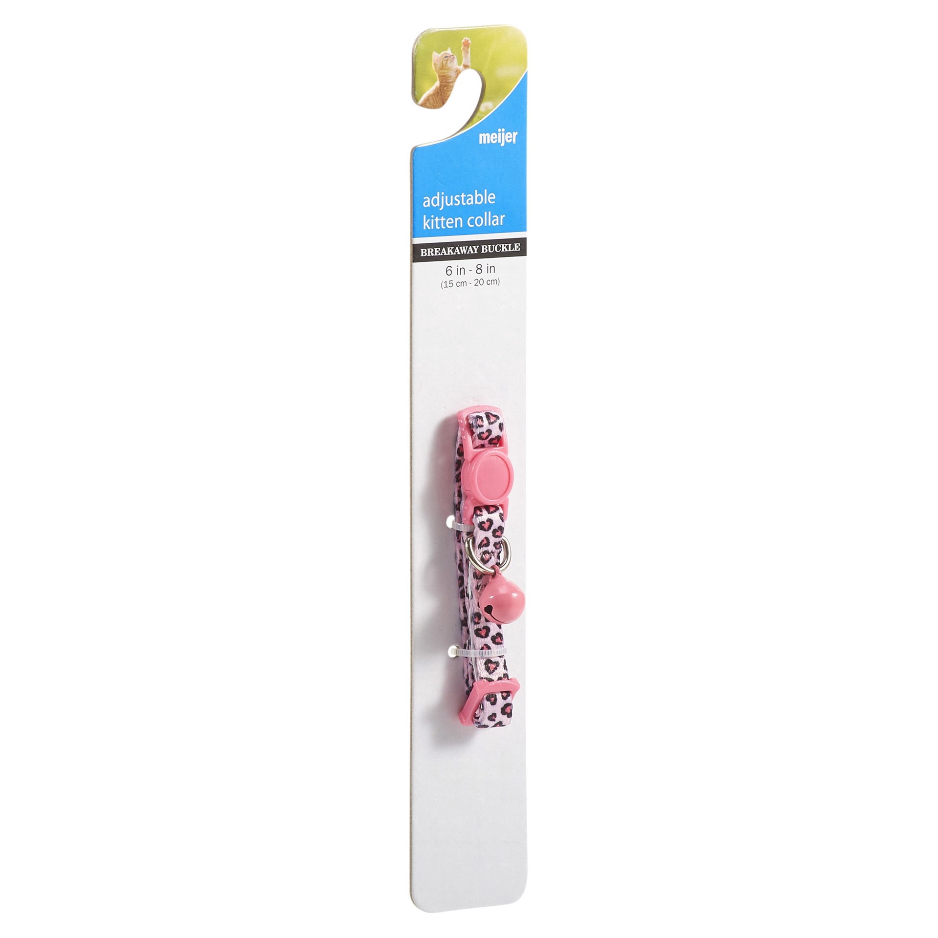 slide 3 of 29, Meijer Kitten Collar Adjustable, 2 Styles, 6-8 in, 1 ct