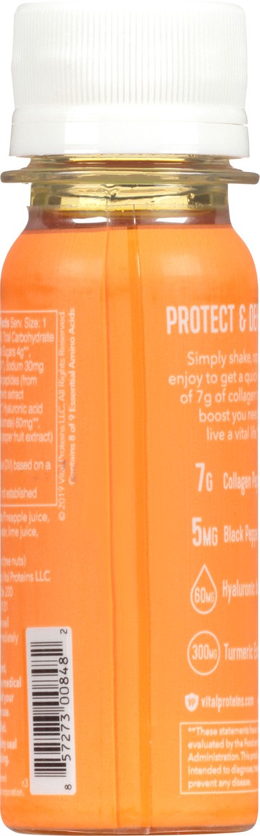 slide 5 of 9, Vital Proteins Defense Turmeric, Pineapple & Lime Collagen Shot 2 oz, 2 oz