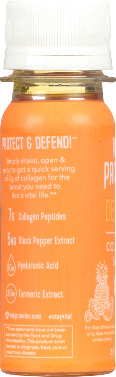 slide 7 of 9, Vital Proteins Defense Turmeric, Pineapple & Lime Collagen Shot 2 oz, 2 oz