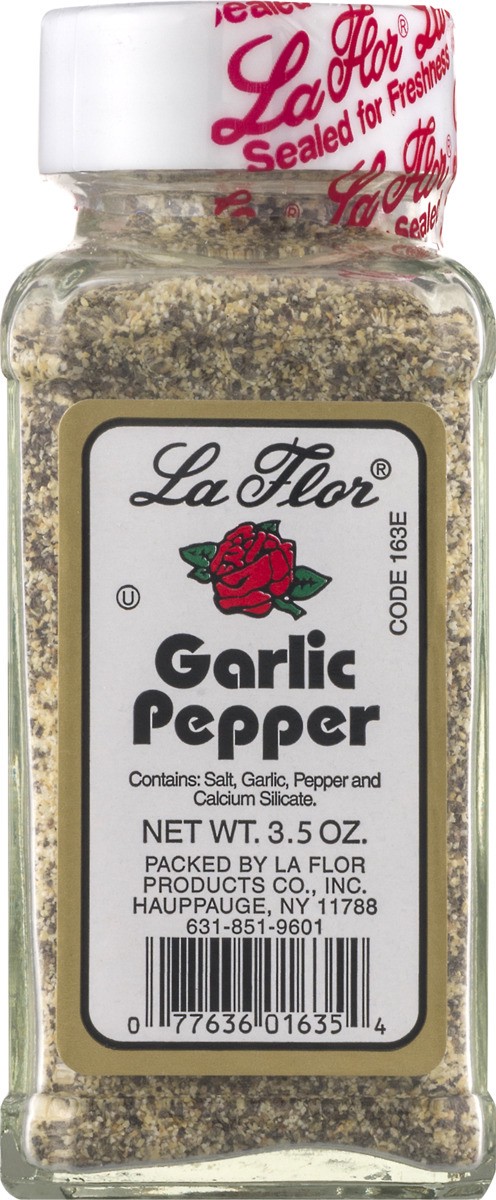 slide 8 of 9, La Flor Garlic Pepper, 3.5 oz