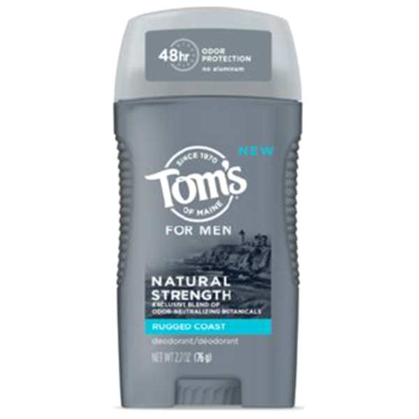 slide 1 of 1, Tom's of Maine Rugged Coast Men's Natural Strength Deodorant, 2.7 oz