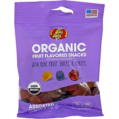 slide 1 of 1, Jelly Belly Organic Fruit Snacks, 2.1 oz