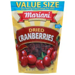 Mariani Premium Dried Cranberries Value Size - 30 oz