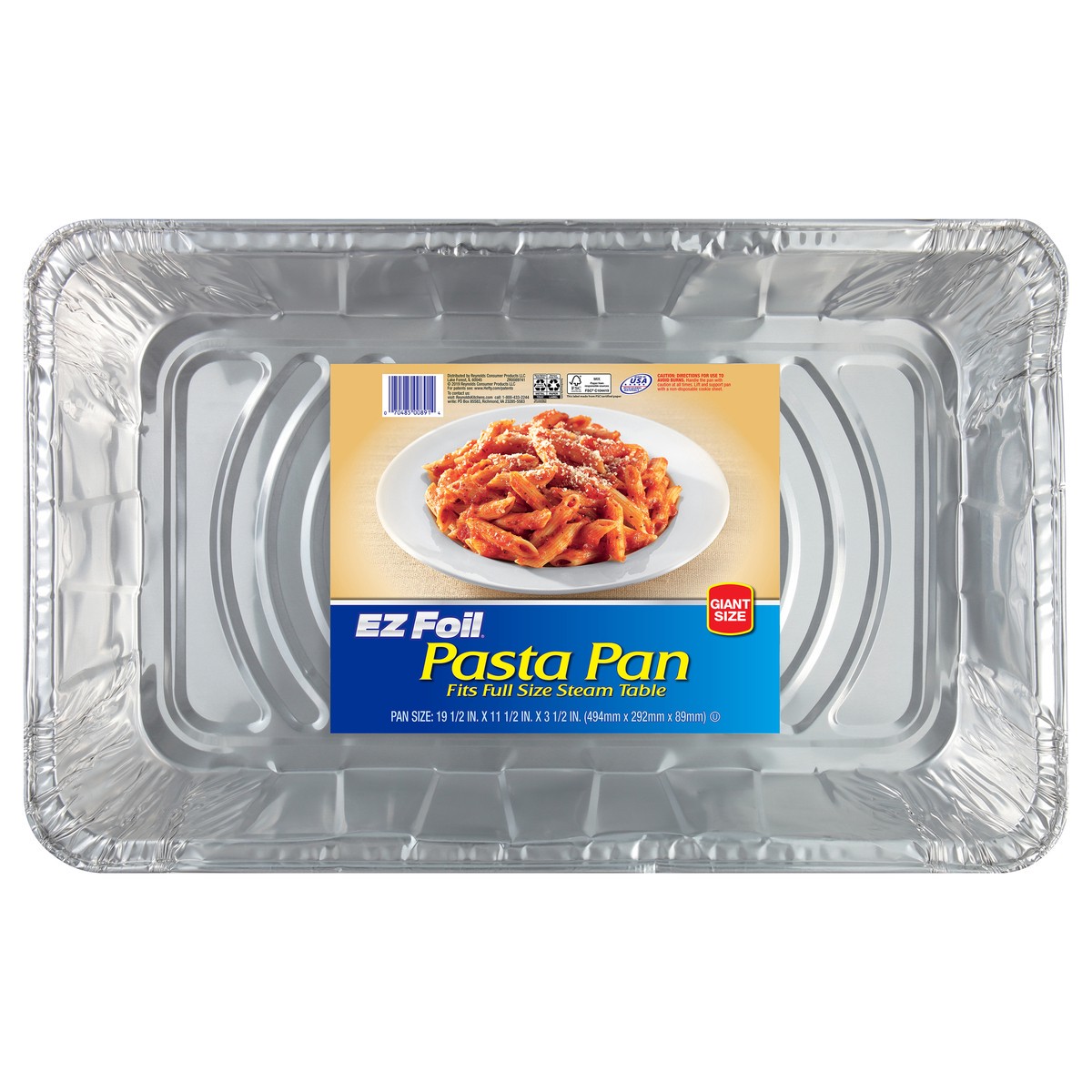 slide 3 of 9, EZ Foil Giant Pasta Aluminum Pan, 19.5 x 11.5 Inches, 1 Count, 0.25 lb