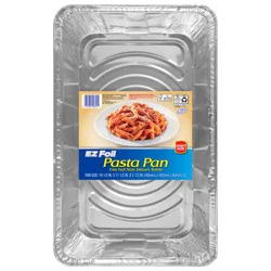 EZ Foil Extra Large Disposable Pasta Pan, Full Size Steam Table Foil Pan, 19.5 x 11.5 x 3.5 in., 1 Count