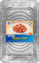EZ Foil Extra Large Disposable Pasta Pan, Full Size Steam Table Foil Pan, 19.5 x 11.5 x 3.5 in., 1 Count
