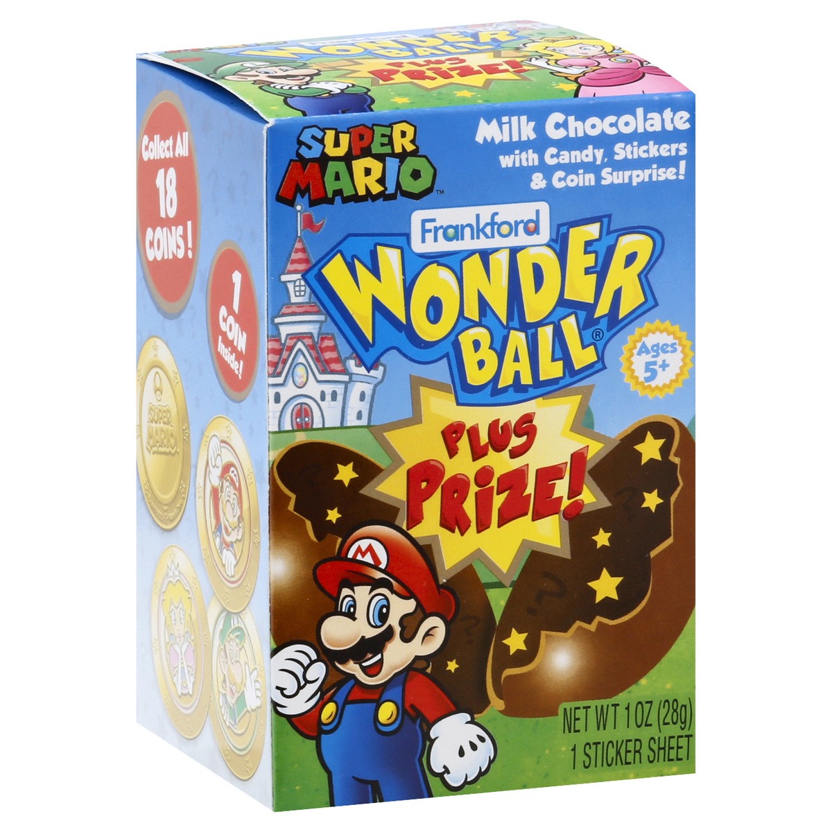 slide 2 of 10, Frankford Surprise Mario Choc Wonderball, 1 oz