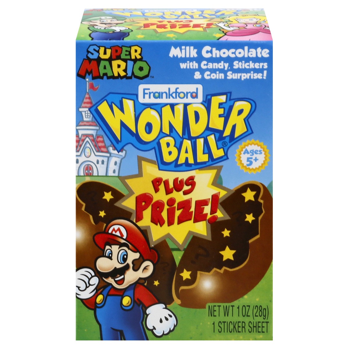 slide 9 of 10, Frankford Surprise Mario Choc Wonderball, 1 oz